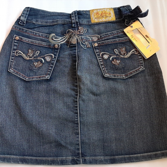 Pudding Jeans Luxury Denim Skirt - Picture 5 of 8